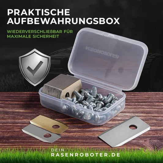 30 Ersatz-Klingen-Messer für Mähroboter YARDCARE V100, YARDCARE E400, M800Plus
