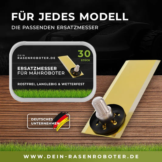 30 rostfreie Titan Ersatz-Messer-Klingen für Belrobotics Bigmow, ECHO Robotics