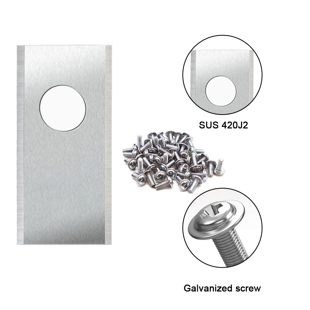 18 Edelstahl Einloch Ersatzmesser für RoboUP Raccoon 2 SE Mähroboter