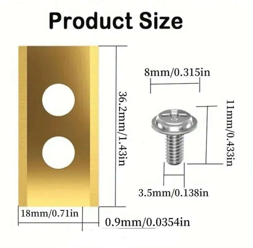 18 Titan Ersatz-Klingen-Messer für Mähroboter GÜDE GRR 180.1 , GRR240.1 Dein-Rasenroboter.de