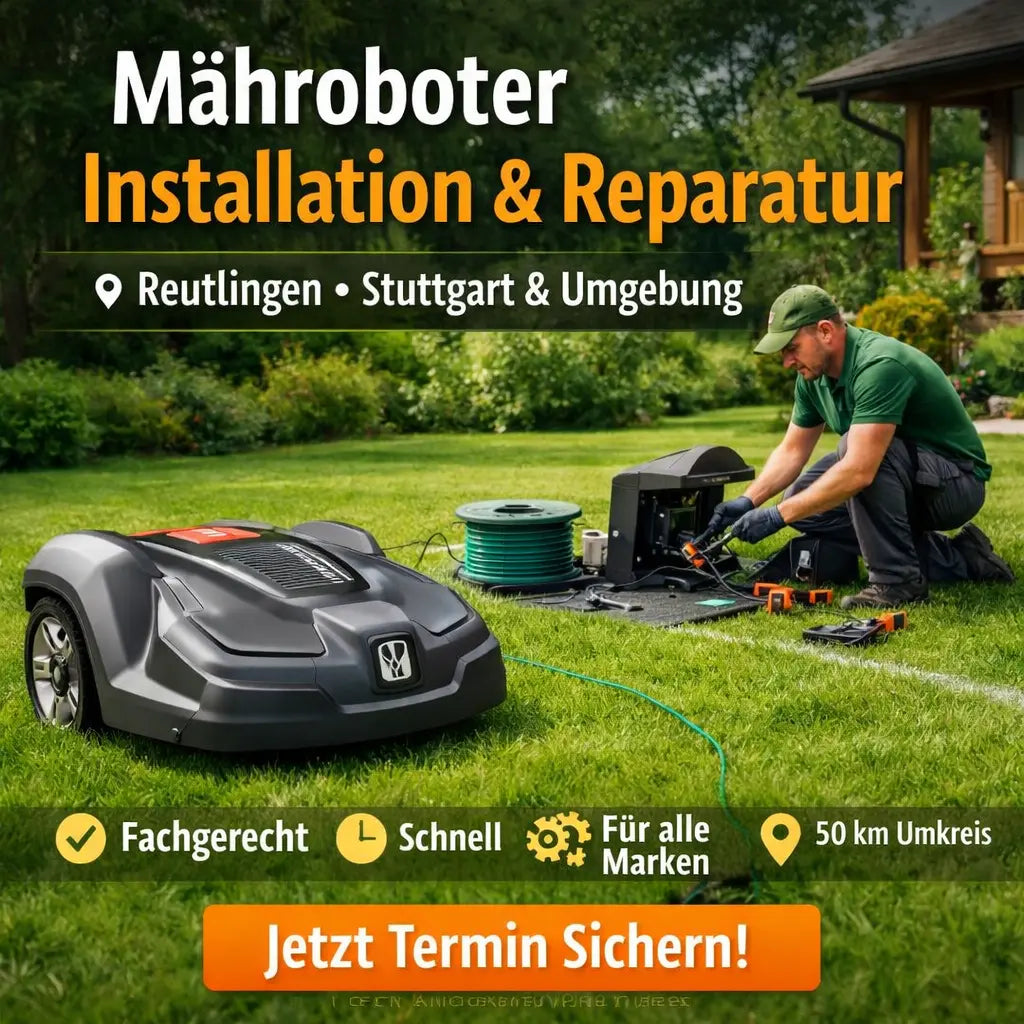 Mähroboter Installation Reutlingen Tübingen Stuttgart