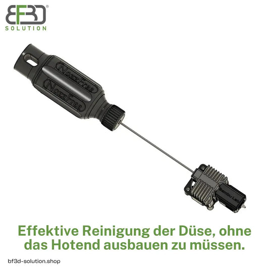 NozzFree für eine freie 3D Drucker Düse! 3D Druck! NoClogger Voron Prusa Ender Bambu lab Reinigung