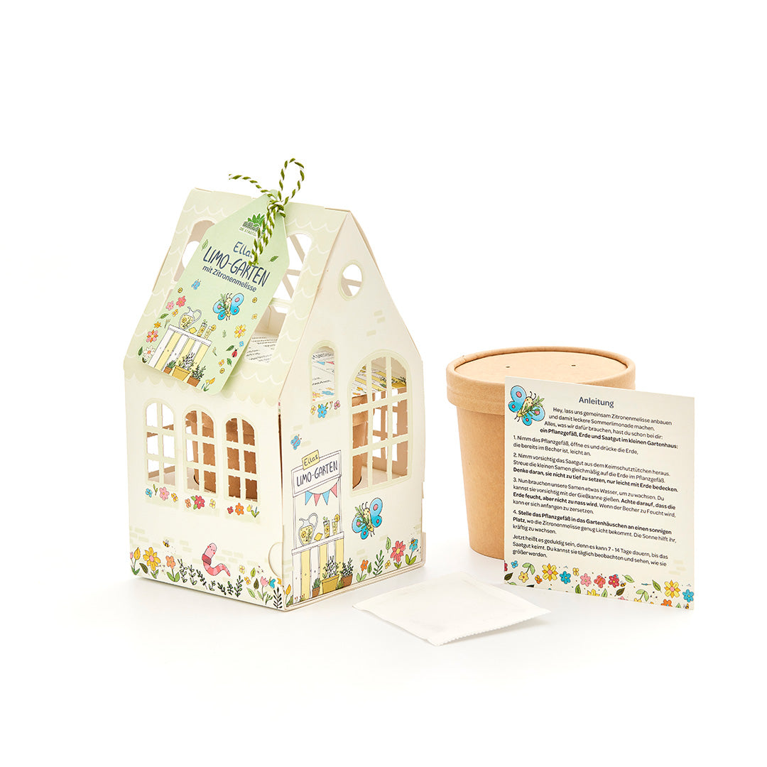 Gewächshäuschen "Ellas Limo-Garten" – BIO-Zitronenmelisse
