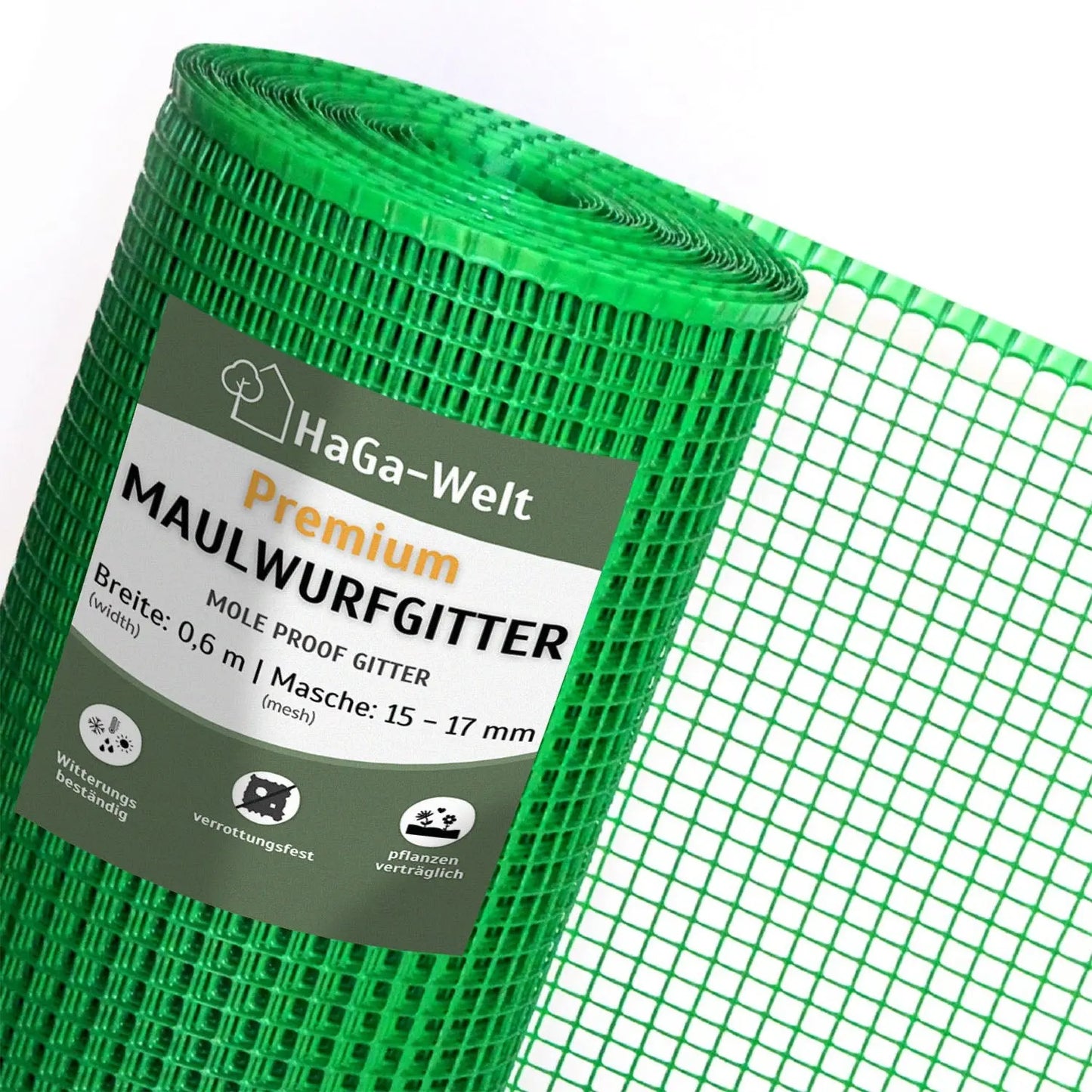 Premium Maulwurfgitter – tierfreundlicher Schutz vor Maulwürfen HaGa-Welt