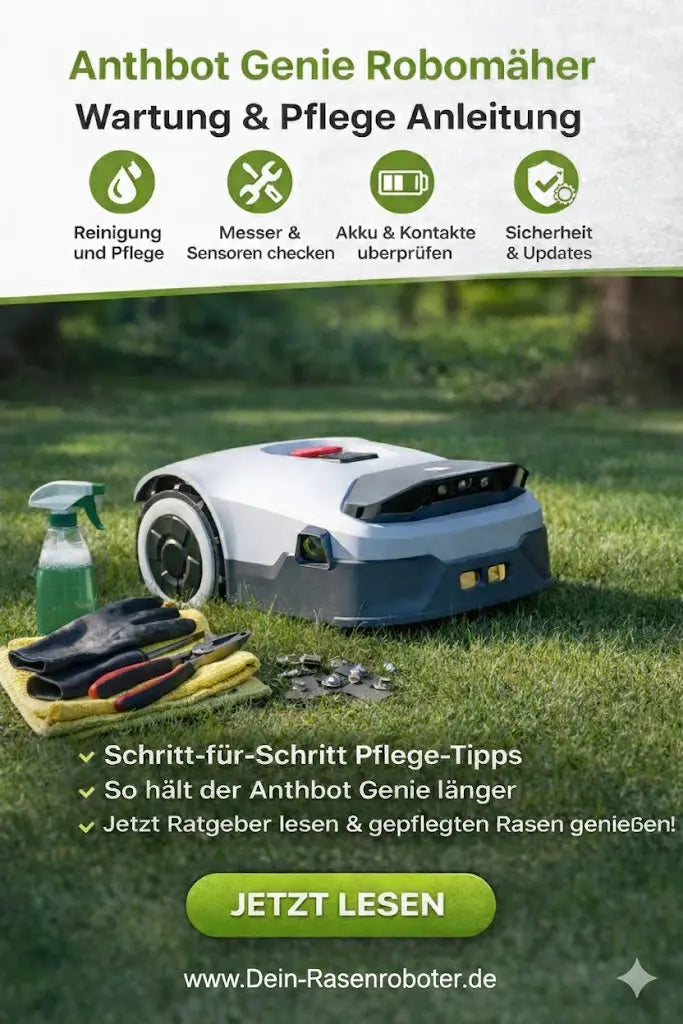 Anthbot Genie Wartun, Pflege, Fehler, Problem