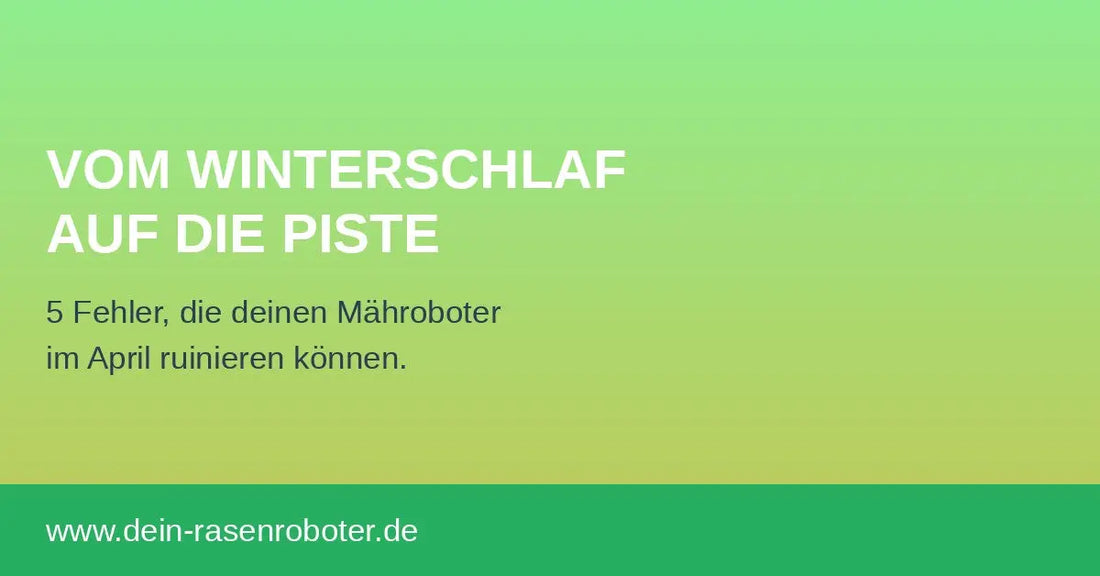 Mähroboter Wartung im Frühjahr mit neuen Ersatzklingen von dein-rasenroboter.de".