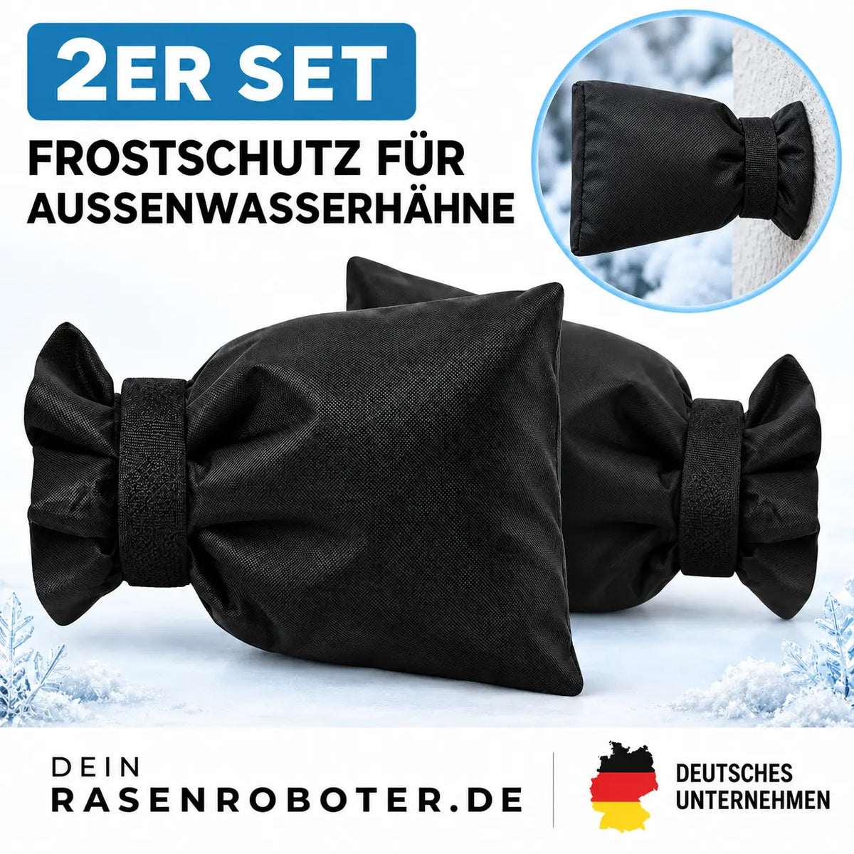 Frostschutz für Außenwasserhahn isolierende Schutzhülle