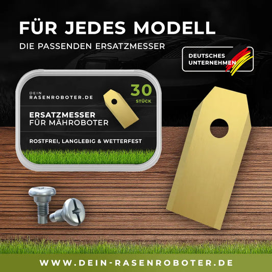 30 Titan Ersatzklingen 43 mm für Anthbot Mähroboter inkl. Schrauben