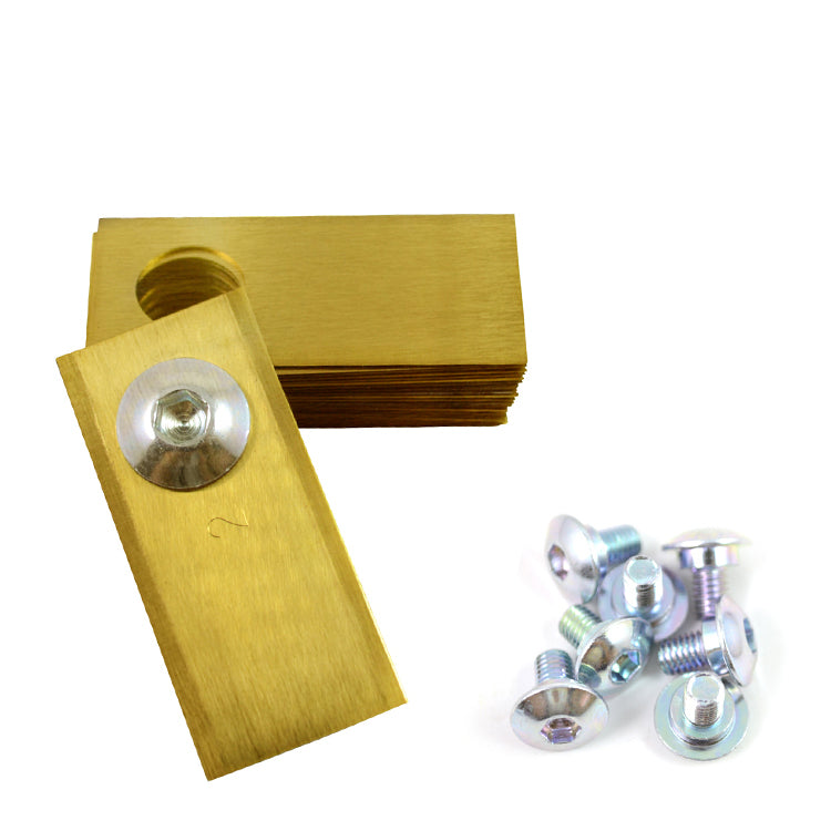 30 rostfreie Titan Ersatz-Messer-Klingen für Honda Miimo Mähroboter HRM 40, HRM 40 Live & HRM 70 Rasenroboter