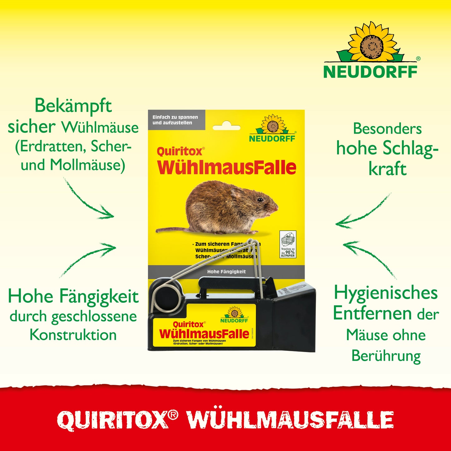 Quiritox WühlmausFalle