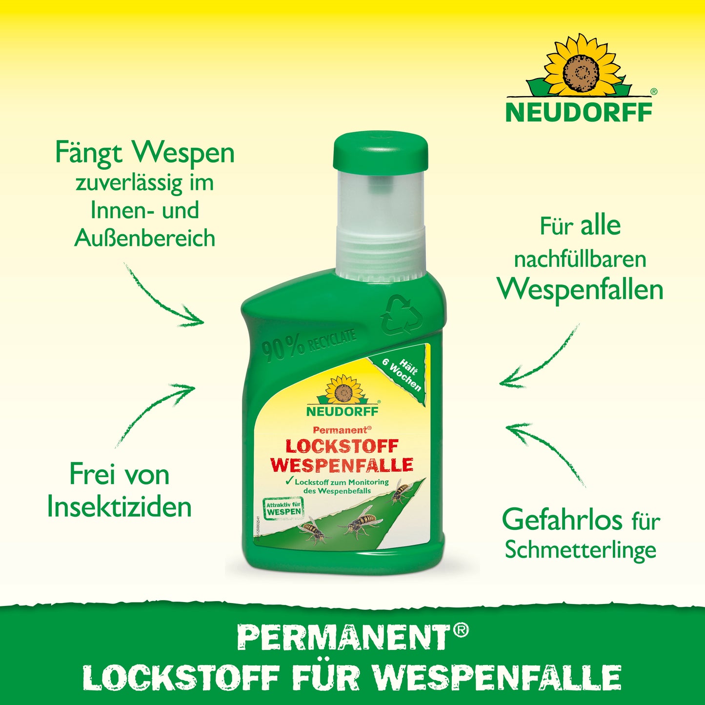 Permanent Lockstoff WespenFalle