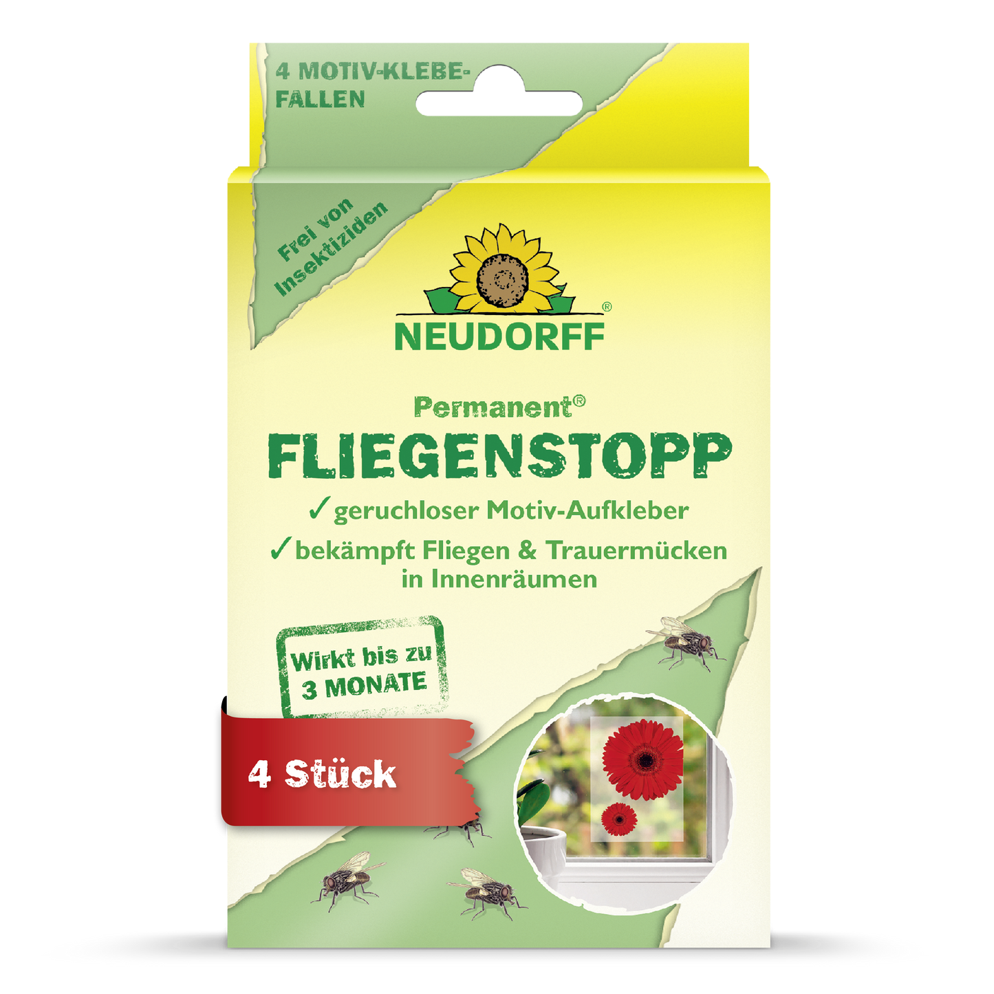 Permanent Fliegenstopp Motiv