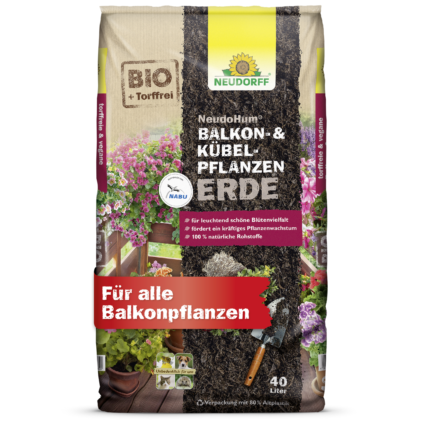 NeudoHum Balkon -& KübelpflanzenErde