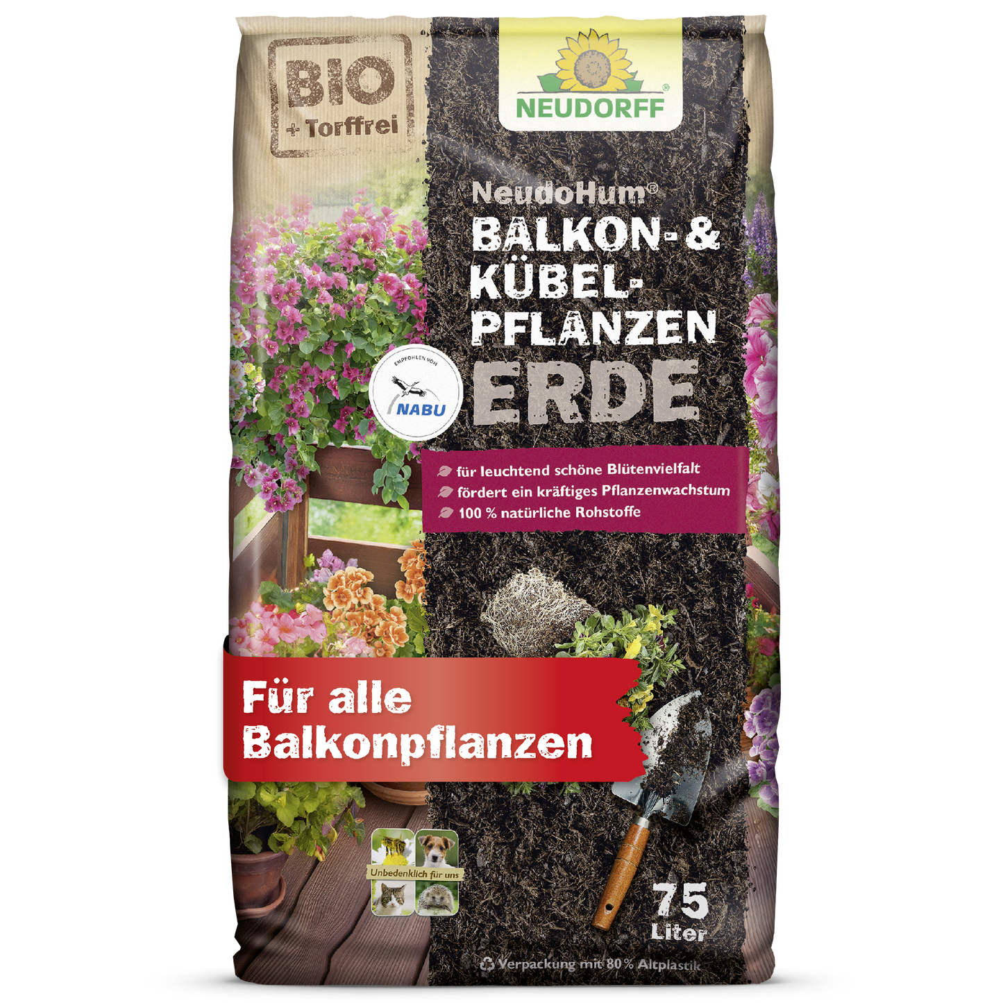 NeudoHum Balkon -& KübelpflanzenErde
