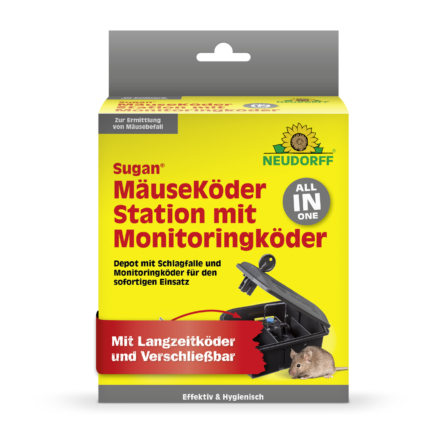 Sugan MäuseKöderStation mit Monitoringköder