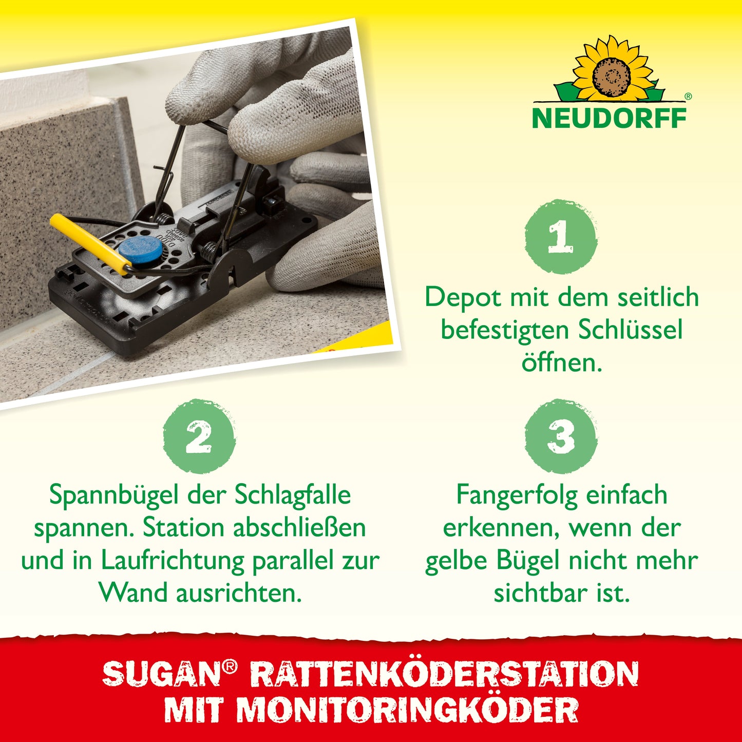 Sugan RattenKöderStation mit Monitoringköder
