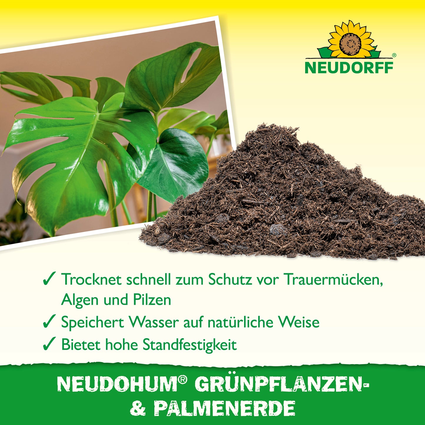 NeudoHum Grünpflanzen- & PalmenErde