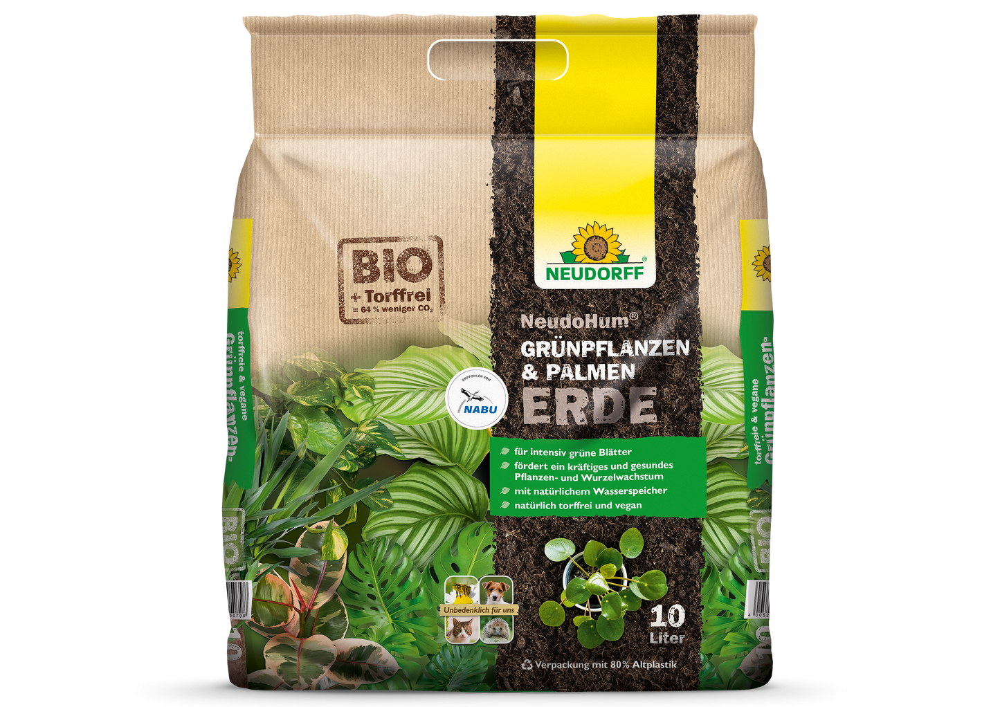 NeudoHum Grünpflanzen- & PalmenErde