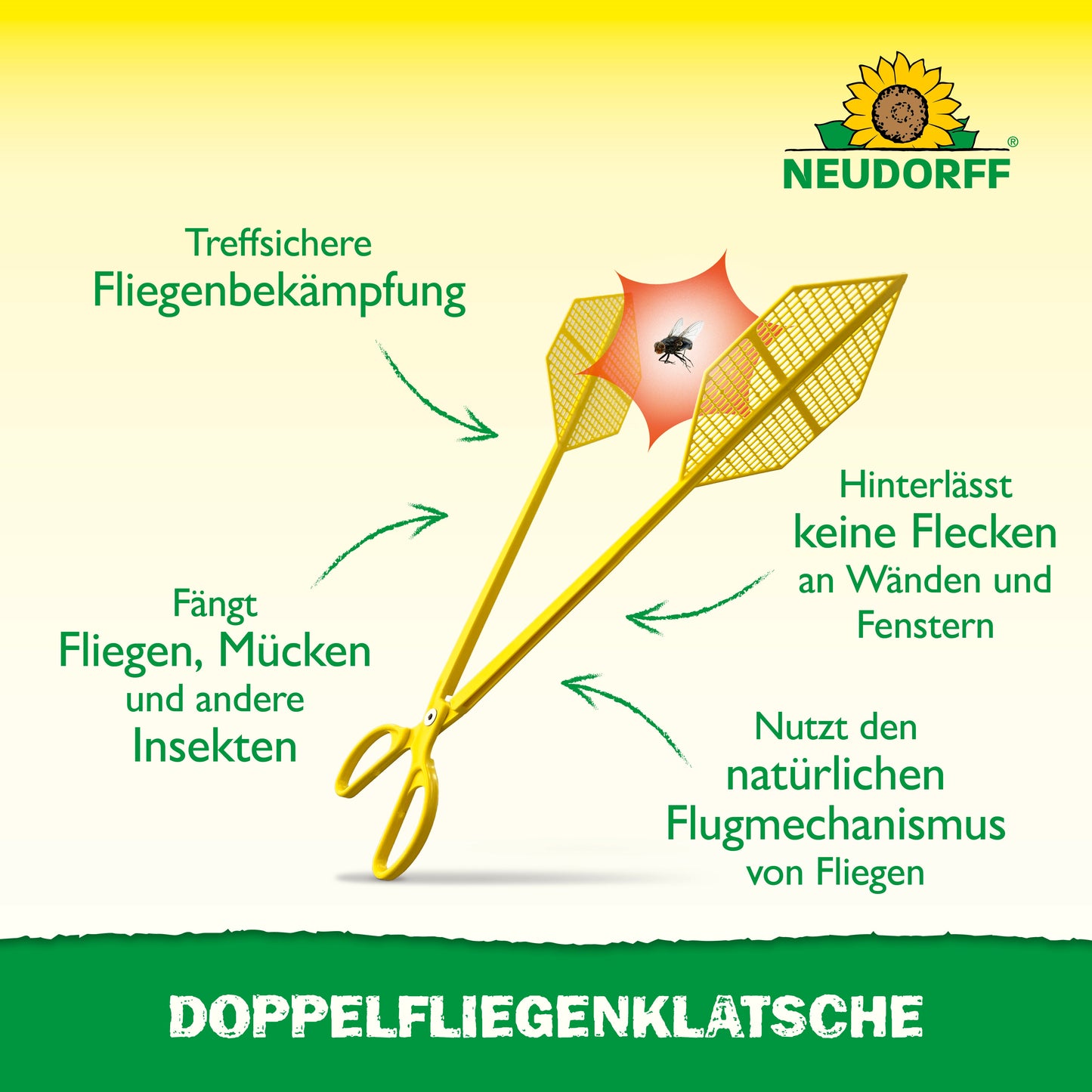 Doppelfliegenklatsche