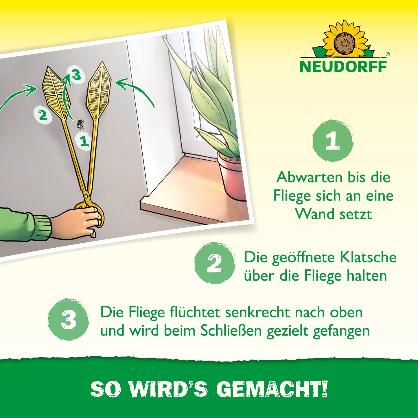 Doppelfliegenklatsche