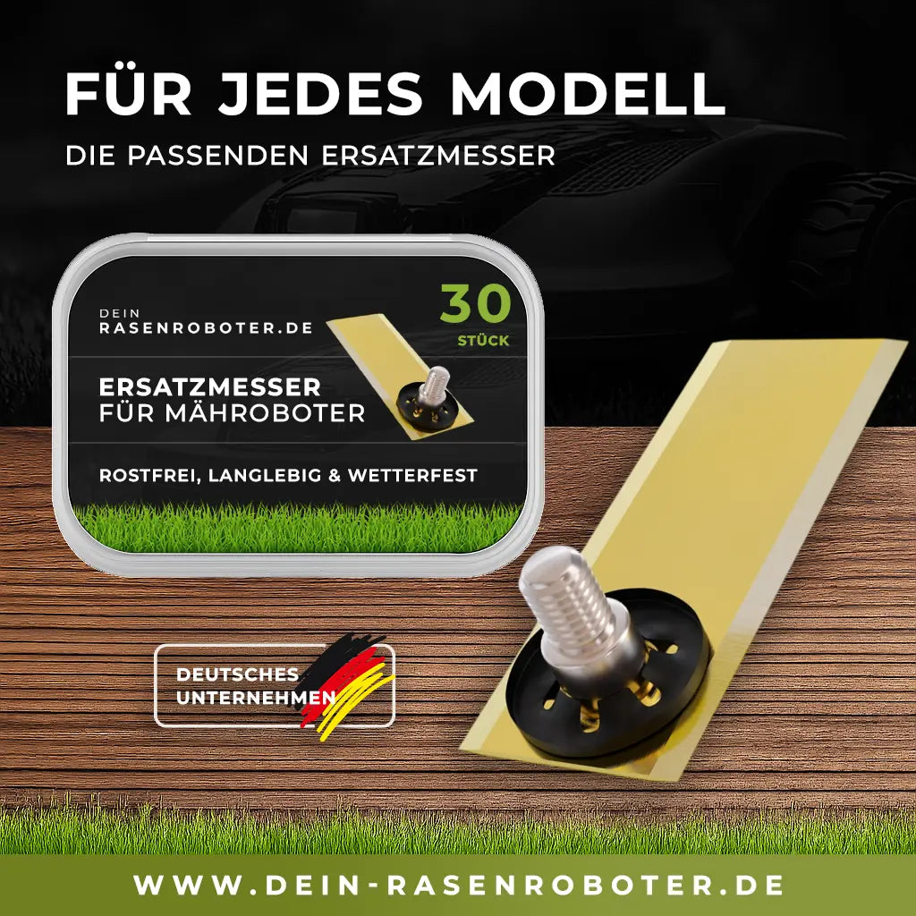 30 rostfreie Titan Ersatz-Messer-Klingen für Belrobotics Bigmow, ECHO Robotics