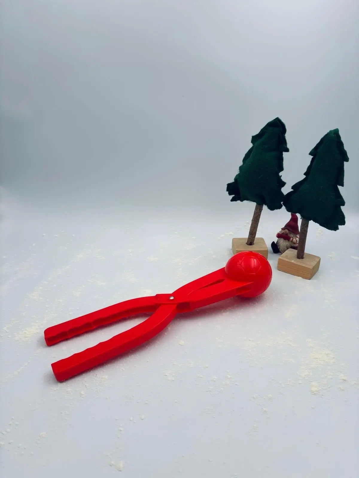 Rot SNOWBALL MAKER Schneeballzange |  Schneeballformer | Schneeball Zange 34 cm