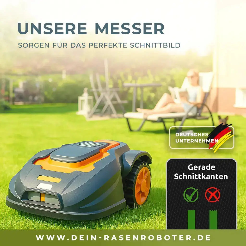 30x Titan Messer für Sunseeker V1 | Gold Edition | Originalgröße 36x18x0,9mm
