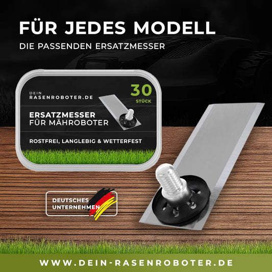 30 rostfreie Edelstahl Ersatz-Messer-Klingen Belrobotics Bigmow, ECHO Robotics