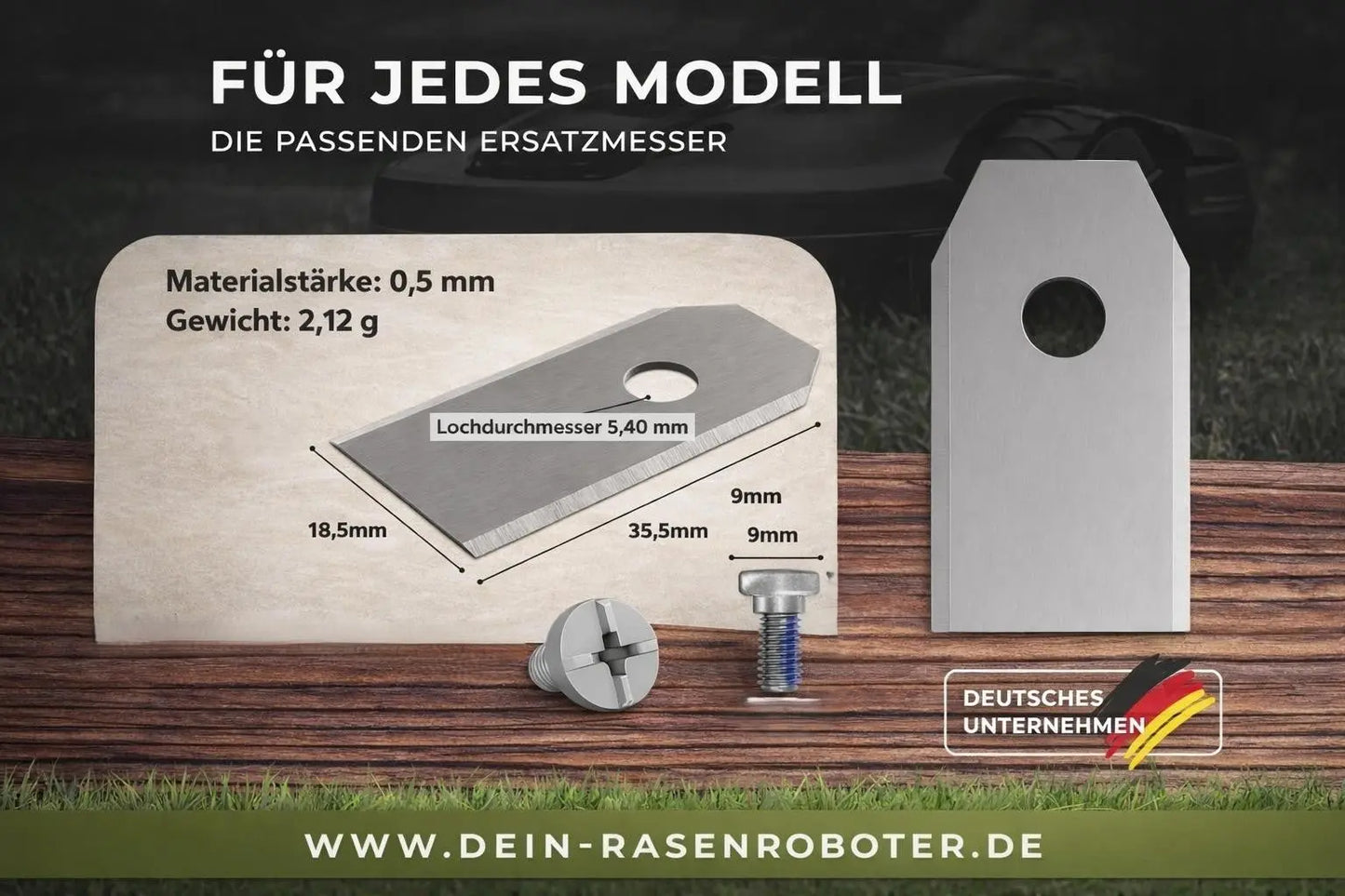 30 Ersatzklingen Ersatzmesser Klingen Messer Segway Mähroboter Navimow  X350E