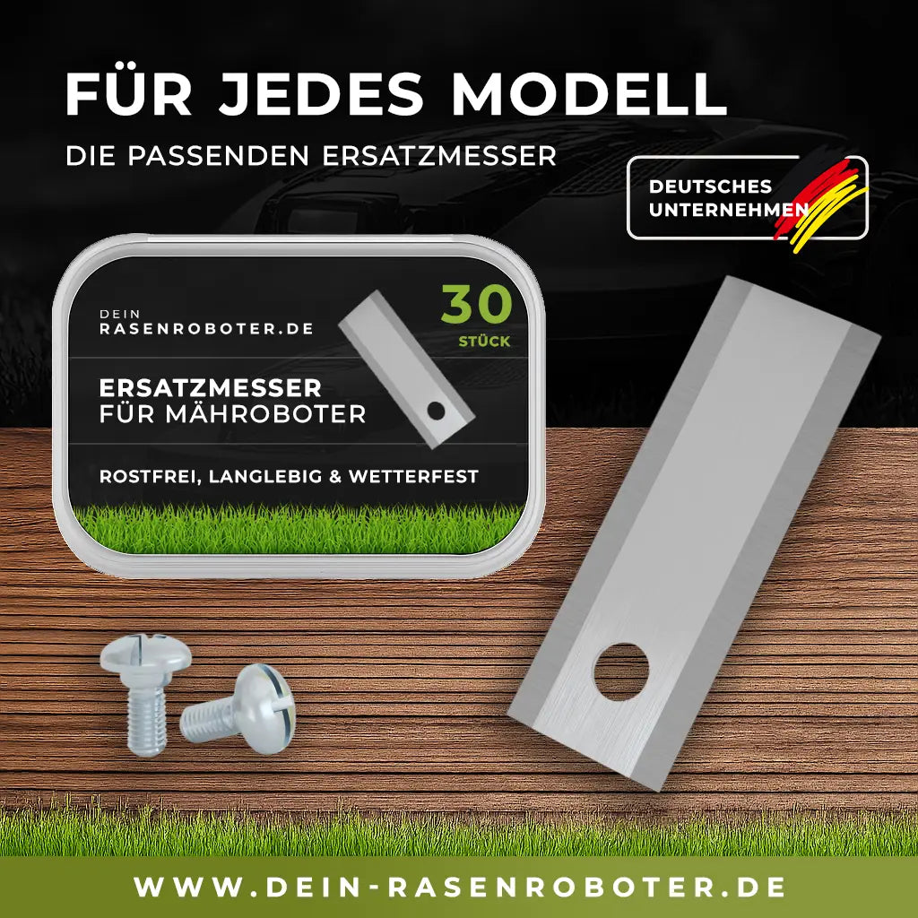Stiga A & G Serie Mähroboter | 30  Klingen - Messer Edelstahl | Ersatzklingen