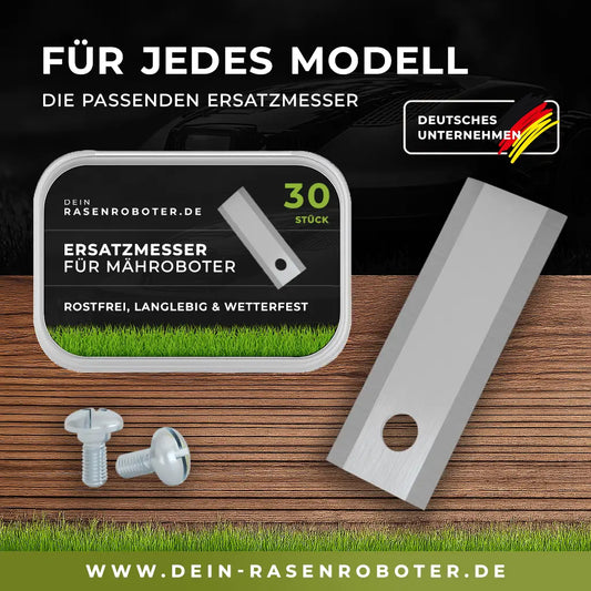 Stiga A & G Serie Mähroboter | 30  Klingen - Messer Edelstahl | Ersatzklingen