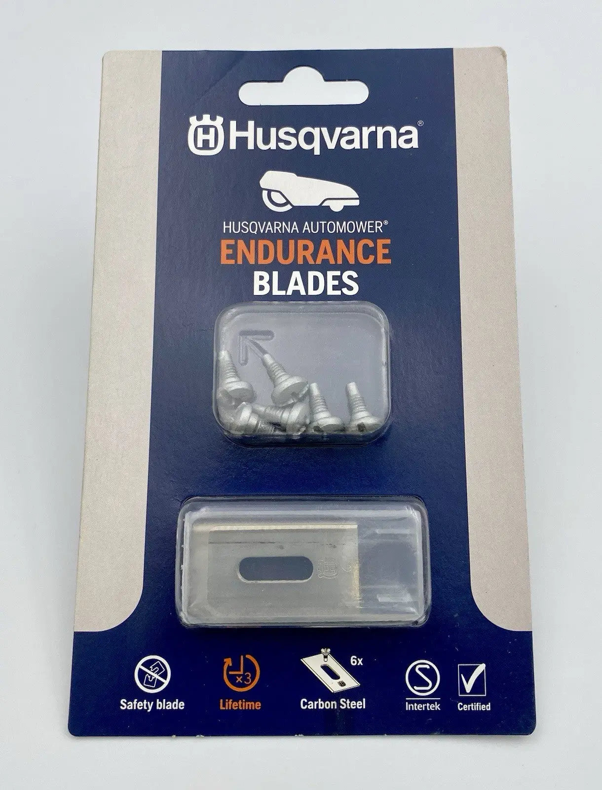 Original HUSQVARNA Automower Messersatz  "ENDURANCE" Carbon Safety Blade 6 Stück