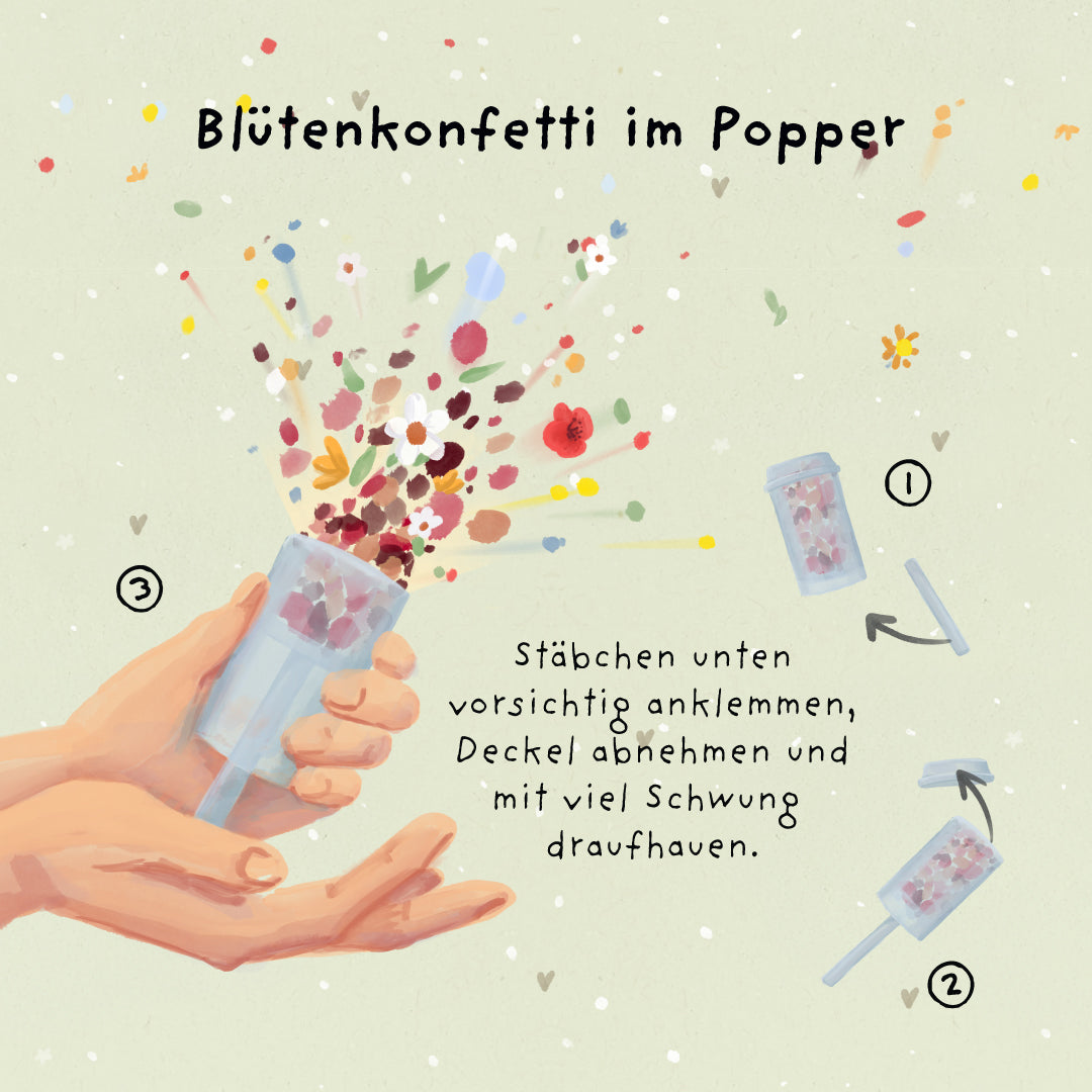 Blütenkonfetti - Love You Bestie