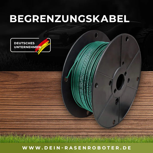 150m Premium Begrenzungskabel (2,7mm) – Korrosionsbeständiger TCCA Draht für alle Mähroboter Dein-Rasenroboter.de