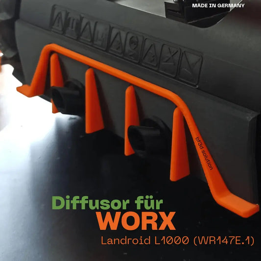 Diffusor für WORX ® Landroid L1000 Mähroboter Heckdiffusor -Tuning 1