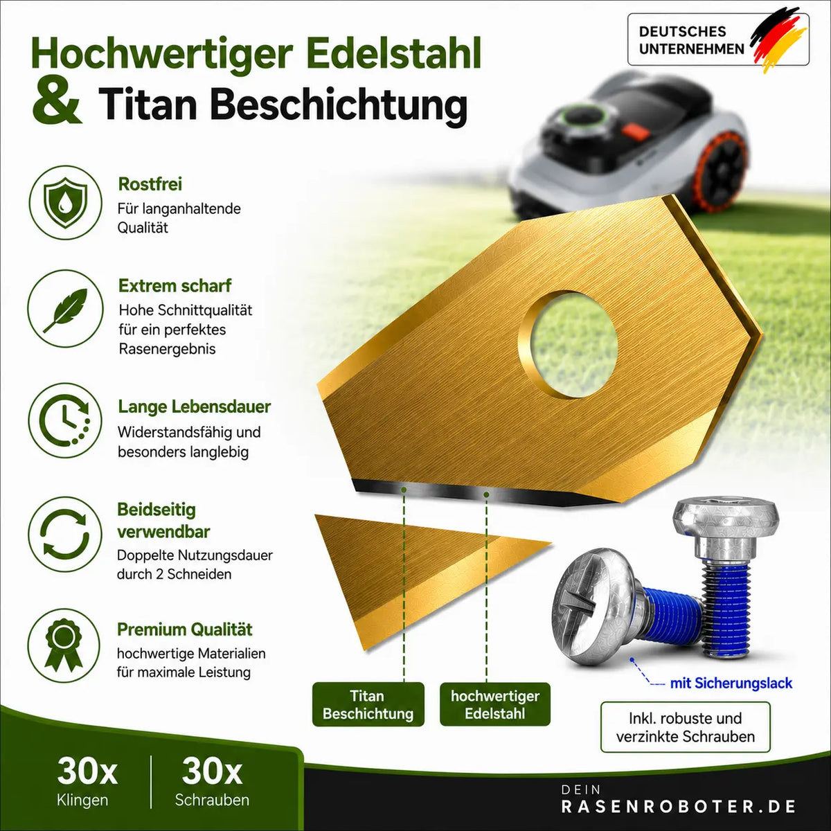 Ersatzklingen für Segway Navimow i210 LiDAR