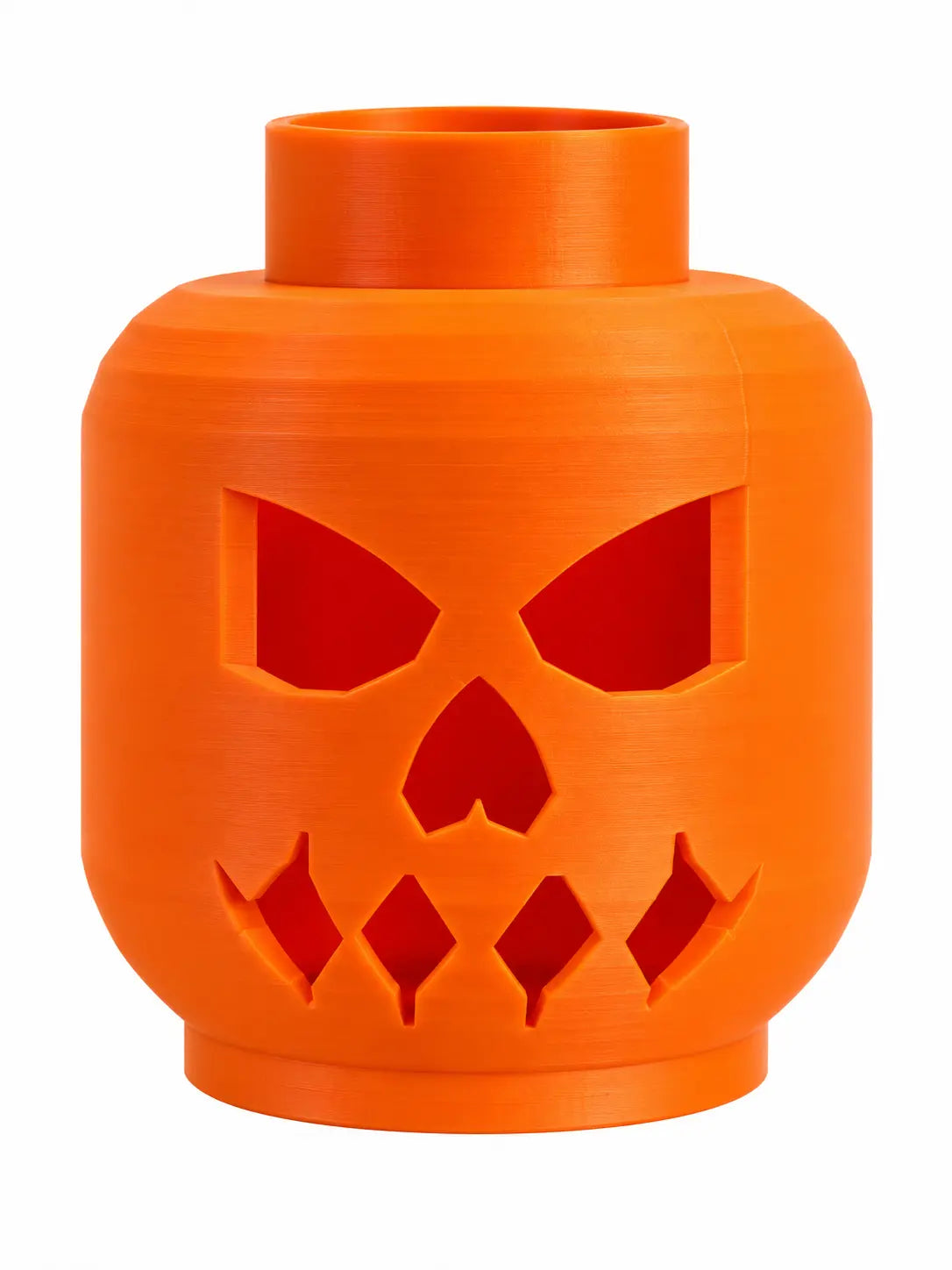 Halloween Totenkopf Deko mit beleuchteten Augen Nase und Zähnen