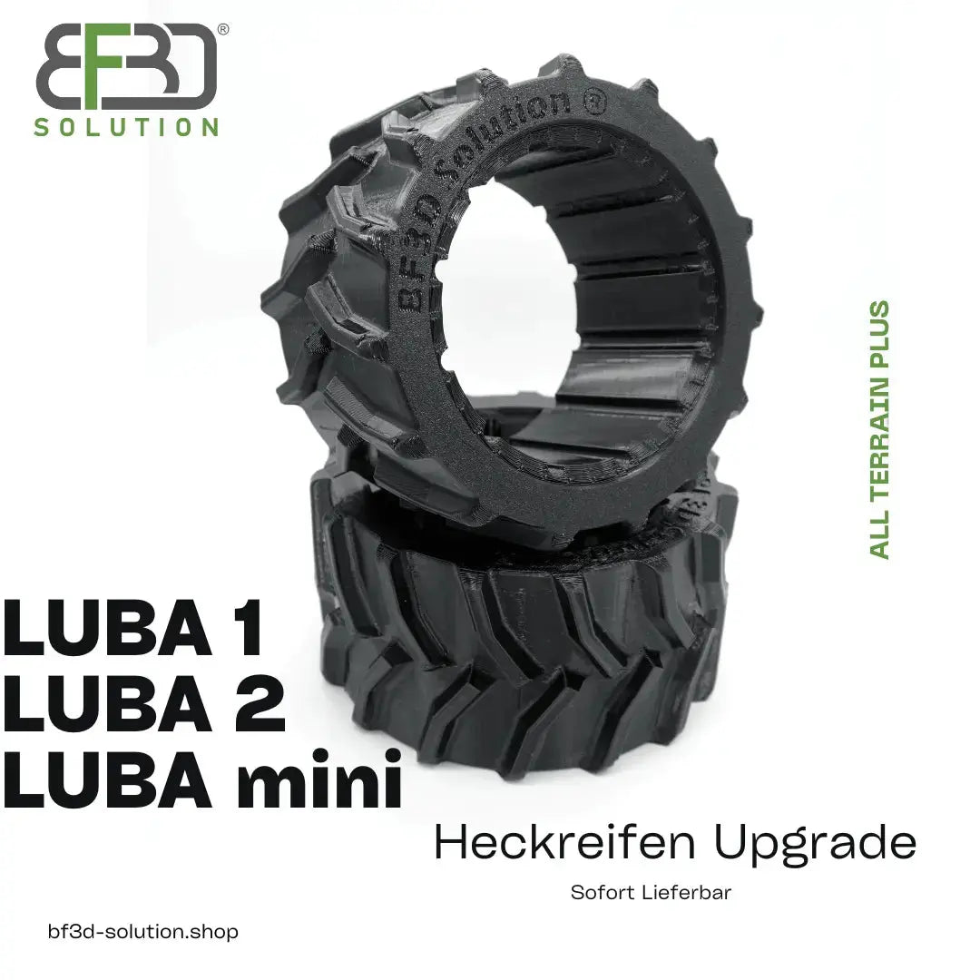 Heckreifen für Mammotion® Luba 2 und mini AWD Gummiprofil All Terrain Plus Reifen
