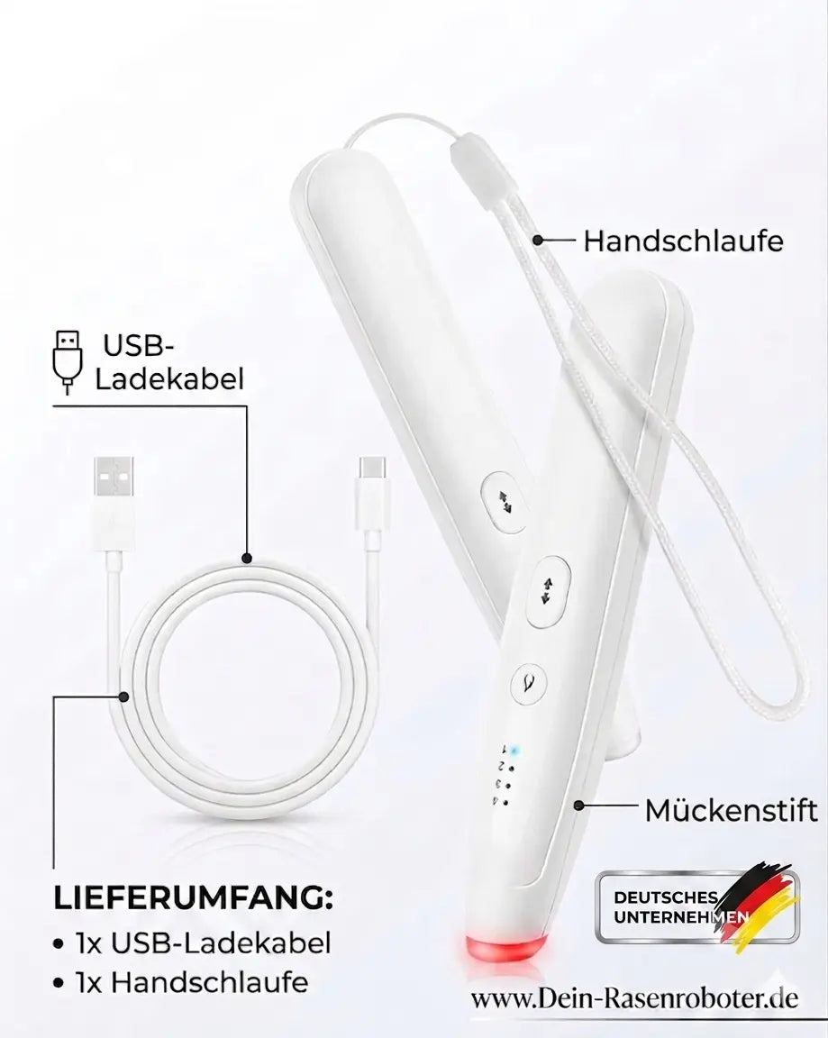 Elektronischer Insektenstichheiler Hitzestift Anti Juckreiz Stift Mückenstich Dein-Rasenroboter.de