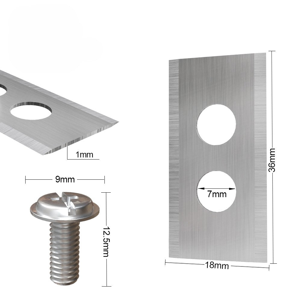 Kress KR161E, KR171E Mähroboter 2-Loch Edelstahl Ersatzklingen – Ersatzmesser für Mähroboter (30 Stück) Rasenroboter
