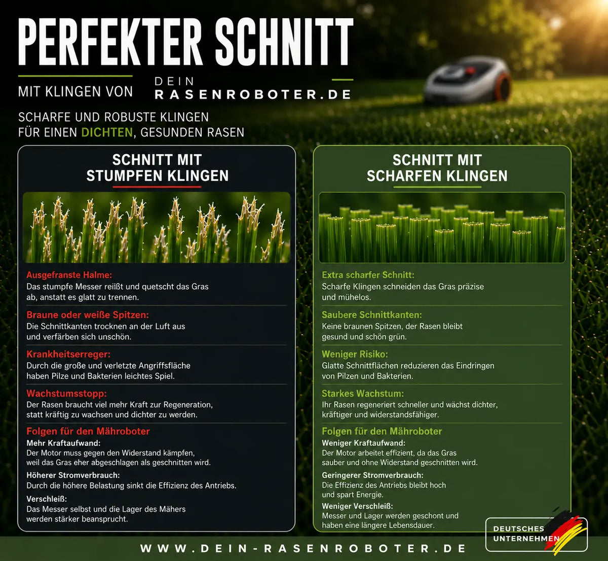 Perfekter Schnitt