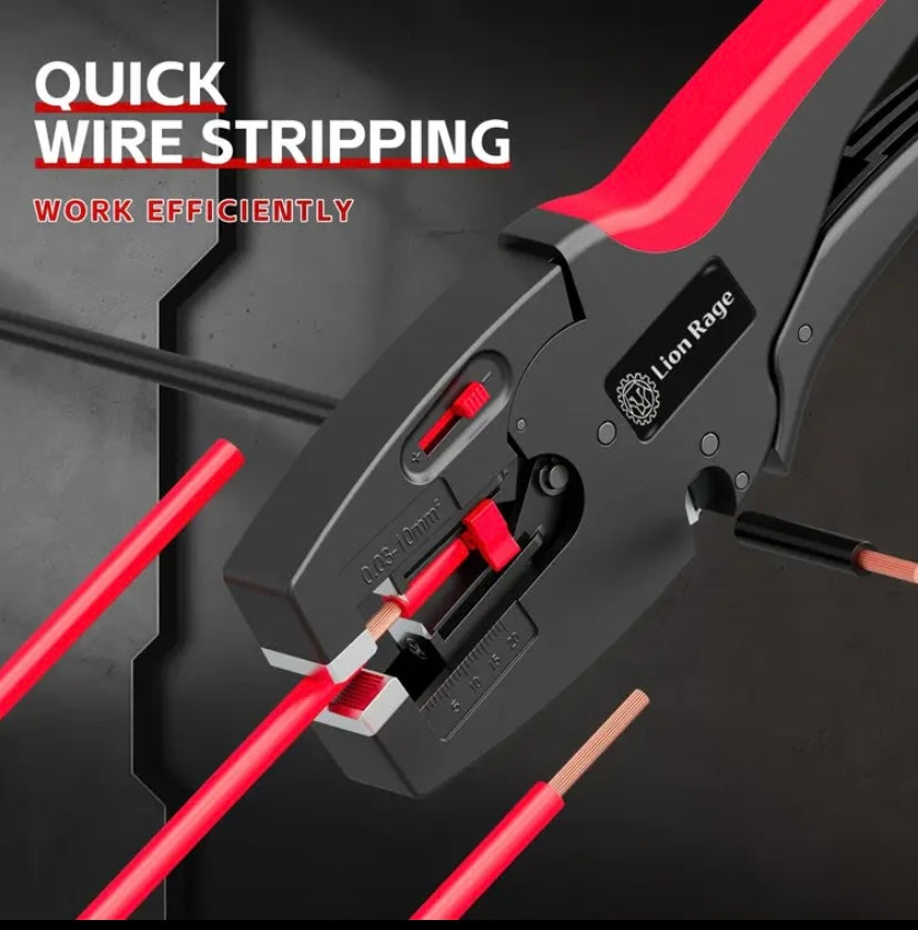 Abisolierzange Detailansicht für Kabel von 0,003 bis 10 mm²