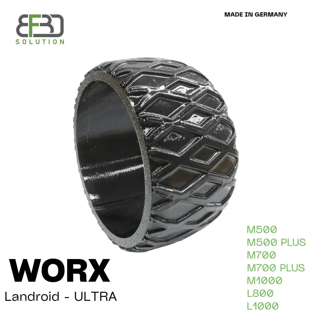 Radschutz ULTRA für WORX ® Landroid Frontrad M500 M700 usw. Profil! 