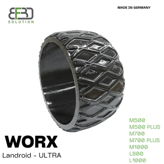 Radschutz ULTRA für WORX ® Landroid Frontrad M500 M700 usw. Profil! 