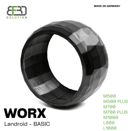 Radschutz für WORX ® Landroid Frontrad M500 M700 usw. Profil! Tuning!