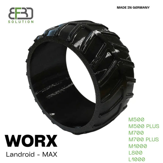 Radschutz für WORX ® MAX Landroid Frontrad M500 M700 usw. Profil! Tuning!