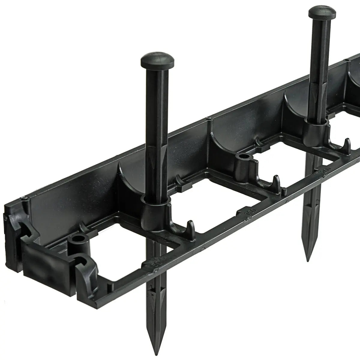 Rasenkante, 1000 mm x 80 mm x 45 mm 2 Stück – stabile Beeteinfassung für gerade Linien HaGa-Welt