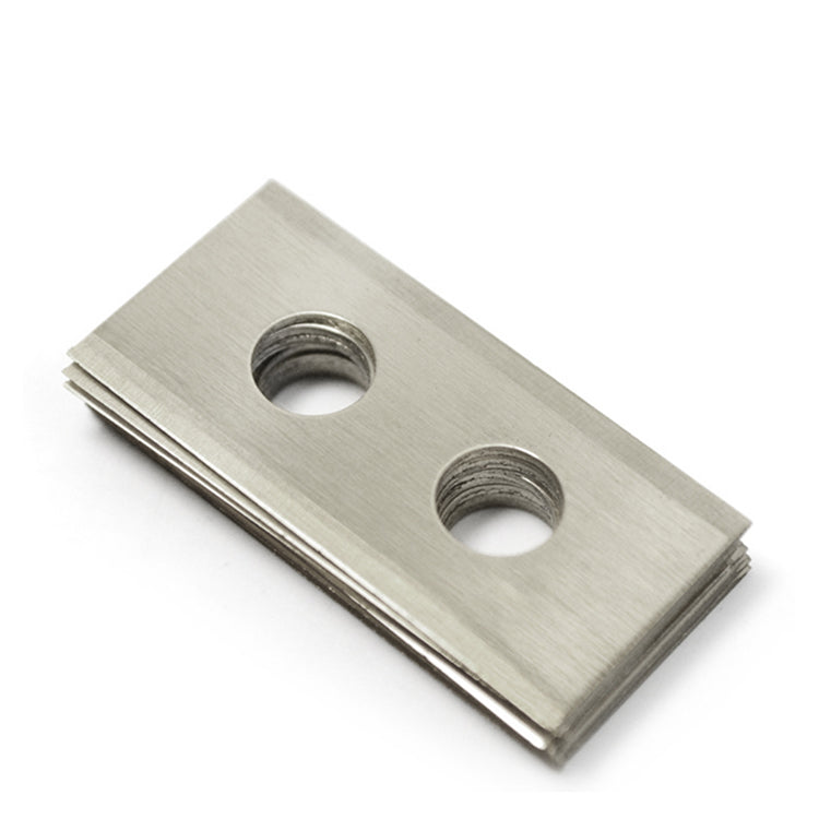 30 rostfreie Edelstahl Ersatz-Messer-Klingen 2-Loch, für Redkey MGC500