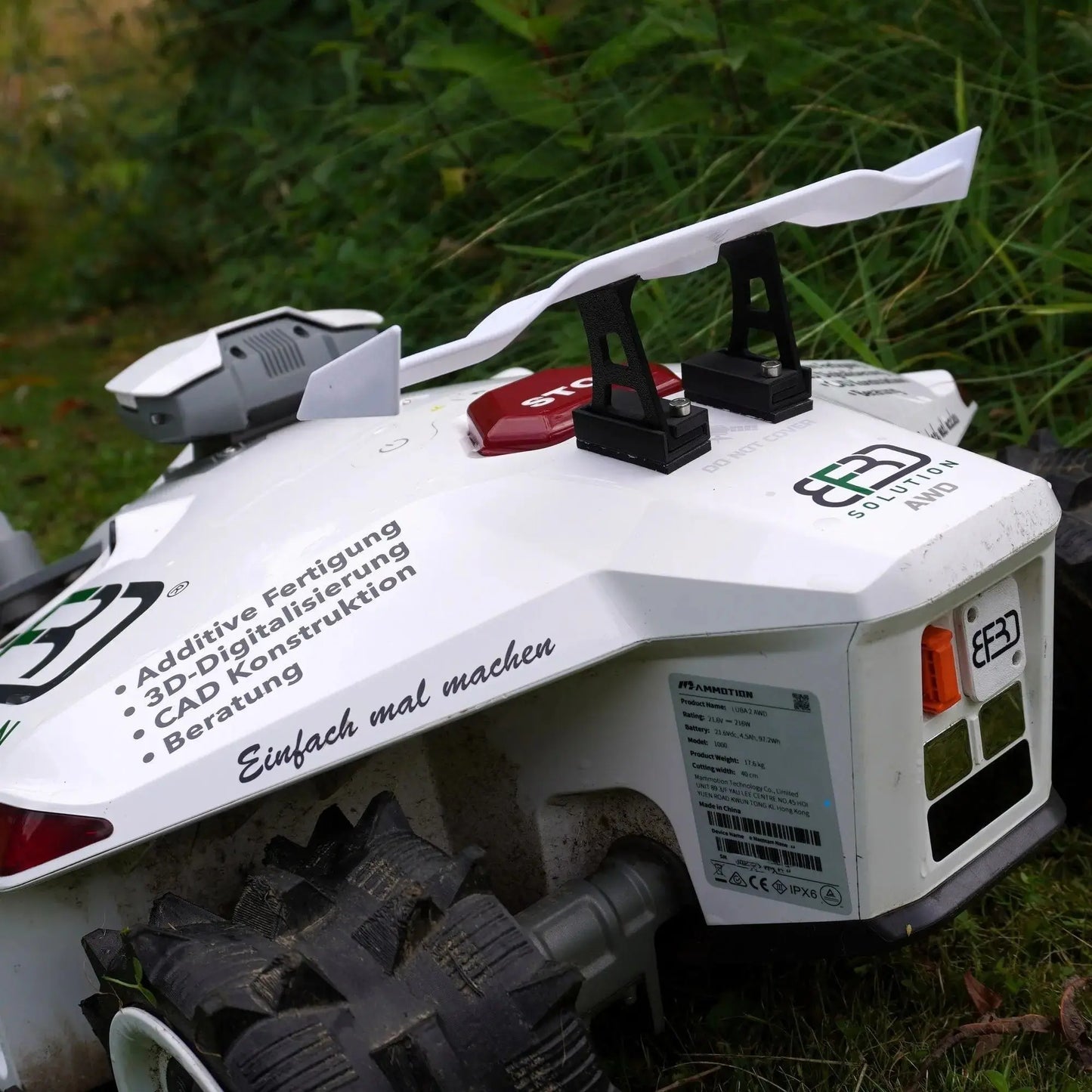 Spoiler Bausatz für Mammotion ® Luba Serie Mähroboter -Tuning 1
