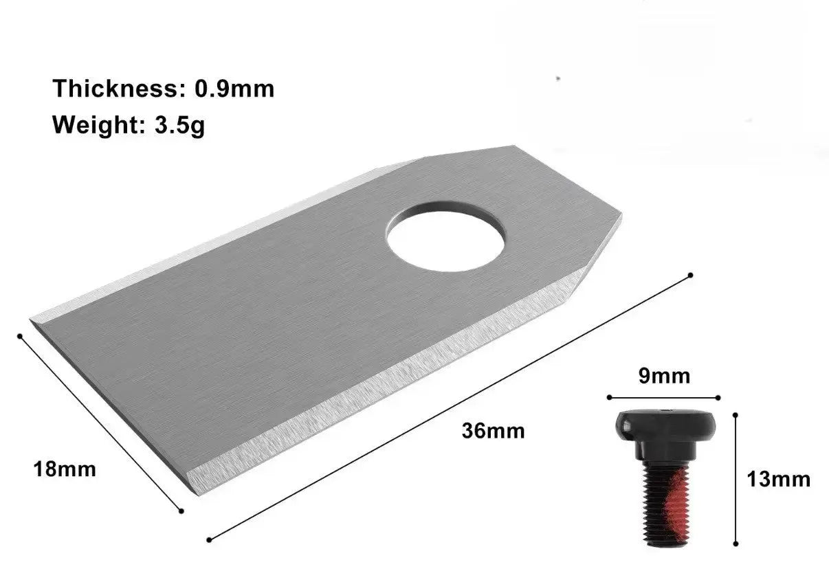 Technische Details der Sunseeker S4 S5 Ersatzklingen – 36,00mm x 18,00mm mit 7,20mm Bohrung